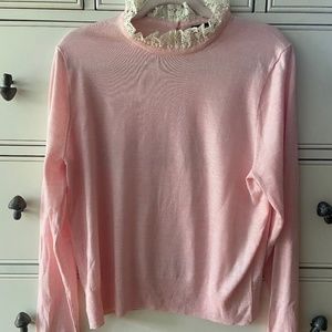 J. Crew Pink Spring Sweater